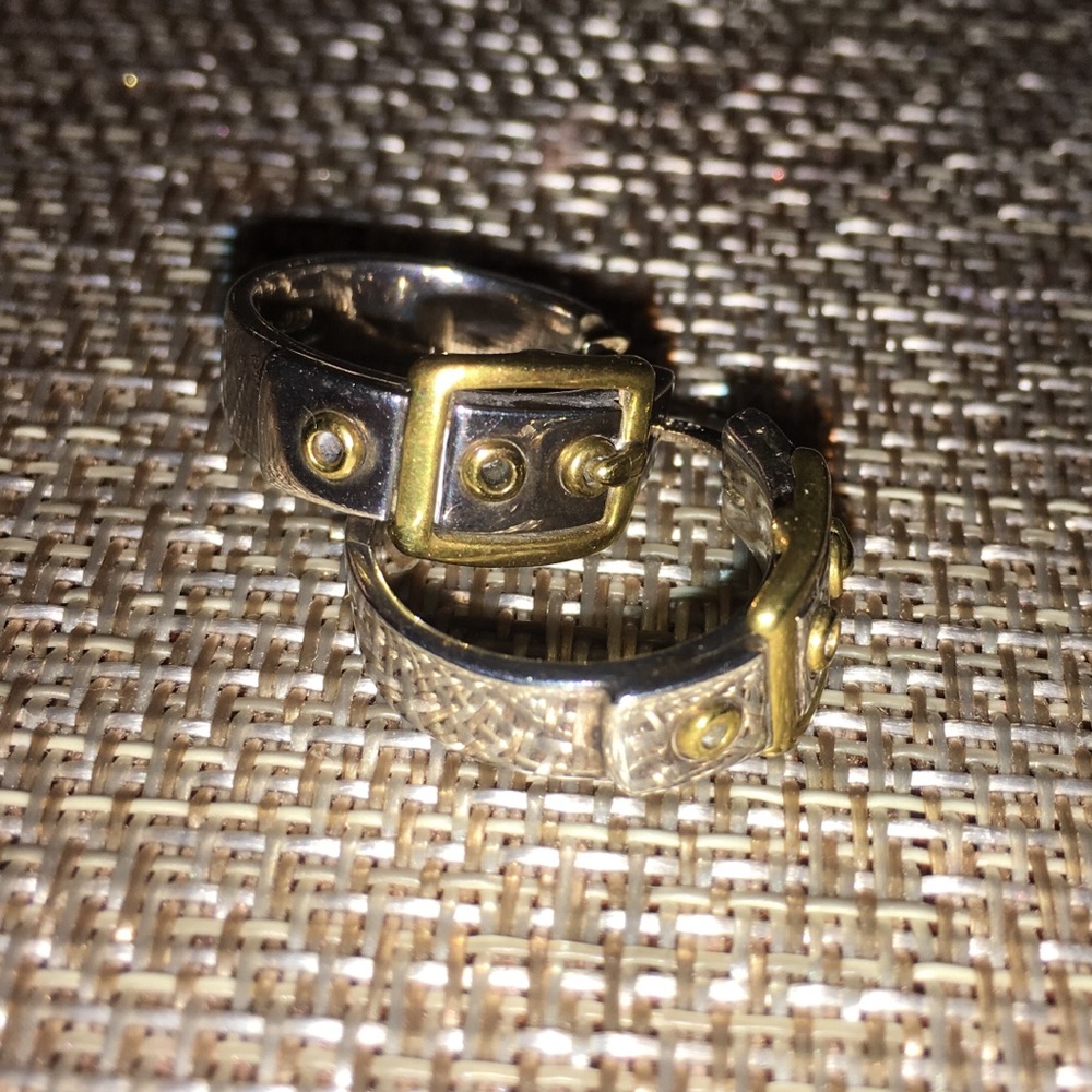 Coach Soho buckle earrings